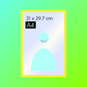 Cadre Or A4 en Aluminium | NIELSEN